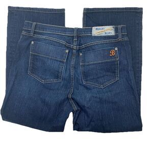Bullet Blues Company Men’s Straight Leg Wide Leg Designer Jeans Size 36x32 USA